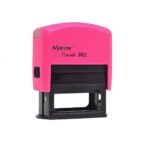 Carimbo Automático Nykon Power Black 302 Rosa Neon – 38x14mm