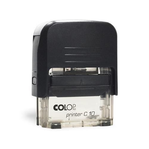 carimbo-automatico-colop-printer-10-preto-transparente.jpg Carimbo Automático Colop Printer 10 Preto Transparente – 27x10mm - Imagem 1