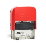 Carimbo Automático Colop Printer 10 Vermelho Transparente – 27x10mm