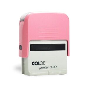 Carimbo Automático Colop Printer 20 Rosa Bebê