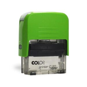 Carimbo Automático Colop Printer 20 Verde Transparente
