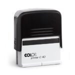 Carimbo Colop Printer 40 Preto - 59x23mm