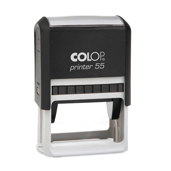 carimbo-automatico-colop-printer-55.jpg Carimbo Colop Printer 55 Preto - 60x40mm - Imagem 1