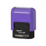 Carimbo Automático Nykon Power Black 301 Violeta – 27x10mm