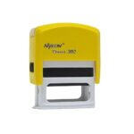Carimbo Automático Nykon Power 302 Amarelo – 38x14mm