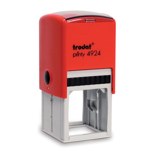 carimbo-automatico-printy-trodat-4924-P2-vermelho.jpg Carimbo Trodat Printy 4924 P2 Vermelho - 40x40mm - Imagem 1