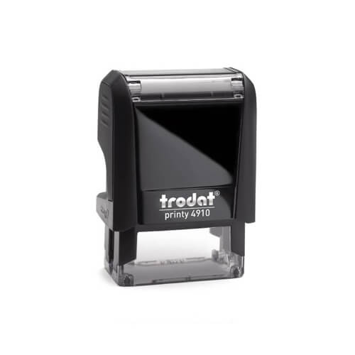 carimbo-automatico-trodat-4910-p4-preto.jpg Carimbo Automático Trodat Printy 4910 P4 Preto – 26x10mm - Imagem 1