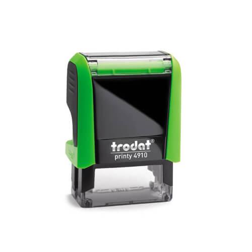 carimbo-automatico-trodat-4910-p4-verde.jpg Carimbo Automático Trodat Printy 4910 P4 Verde – 26x10mm - Imagem 1