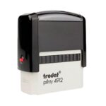 Carimbo Automático Trodat Printy 4912 P2 Preto - 47x18mm
