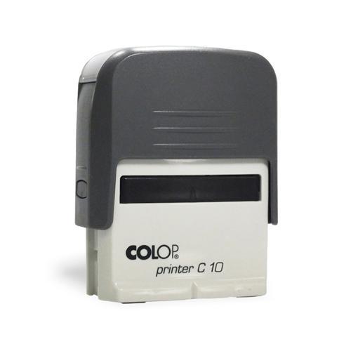 carimbo_automatico-colop-printer-10-cinza.jpg Carimbo Automático Colop Printer 10 Cinza – 27x10mm - Imagem 1