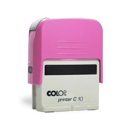carimbo_automatico-colop-printer-10-rosa.jpg Carimbo Automático Colop Printer 10 Rosa – 27x10mm - Imagem 1