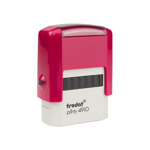 carimbo_automatico-trodat-4910-p2-bordo.jpg Carimbo Automático Trodat Printy 4910 P2 Bordô – 26x10mm - Imagem 1