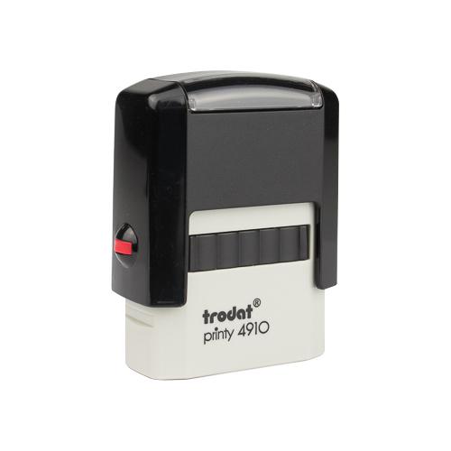 carimbo_automatico-trodat-4910-p2-preto.jpg Carimbo Automático Trodat Printy 4910 P2 Preto – 26x10mm - Imagem 1