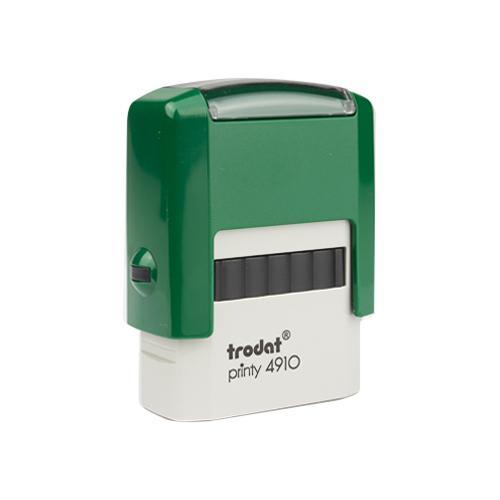 carimbo_automatico-trodat-4910-p2-verde.jpg Carimbo Automático Trodat Printy 4910 P2 Verde – 26x10mm - Imagem 1