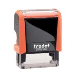 Carimbo Automático Trodat Printy 4911 P4 Laranja Neon - 38x14mm