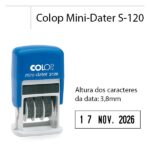 Carimbo Datador Automático Colop S120 - 25×4mm - Imagem 2