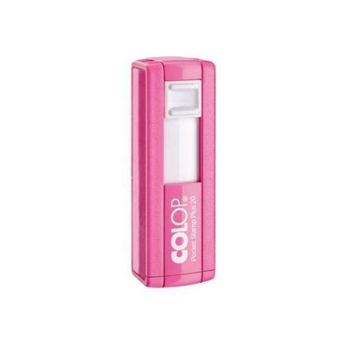 pocket-stamp-plus-20-rosa.jpg Carimbo de Bolso Pocket Stamp Plus 20 Rosa - 38x14mm - Imagem 1