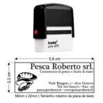 Carimbo Automático Trodat Printy 4913 P2 Preto - 58x22mm - Imagem 2