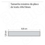 Carimbo Colop Printer 15 Preto - 69x10mm - Imagem 2