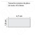 Carimbo Colop Printer 30 Preto - 47x18mm - Imagem 2
