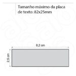 Carimbo Colop Printer 45 Preto - 82x25mm - Imagem 2