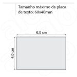 Carimbo Colop Printer 55 Preto - 60x40mm - Imagem 2