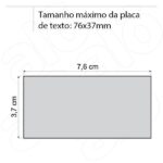 Carimbo Colop Printer 60 Preto - 76x37mm - Imagem 2