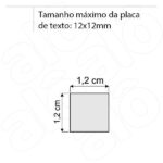Carimbo Trodat Printy 4921 Preto - 12x12mm - Imagem 3