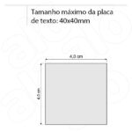 Carimbo Trodat Printy 4924 P2 Azul - 40x40mm - Imagem 2
