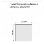 Carimbo Trodat 4933 P2 Vermelho - 25x25mm - Imagem 2