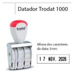 Carimbo Datador Tradicional Trodat 1000 - 22x3mm - Imagem 2