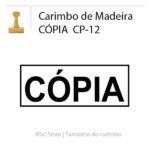Carimbo de madeira Personalizado CÓPIA CP-12 - Imagem 2