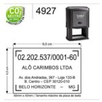 Carimbo Automático Trodat Printy 4927 P4 Preto - 60x40mm - Imagem 2