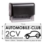 Carimbo Automático Trodat Printy 3915 Preto - 70x25mm - Imagem 2