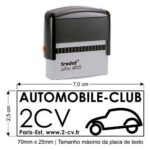 Carimbo Automático Trodat Printy 4915 P2 Preto - 70x25mm - Imagem 2