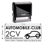 Carimbo Automático Trodat Printy 4915 P4 Preto - 70x25mm - Imagem 2