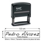 Carimbo Automático Trodat Printy 4917 Preto - 50x10mm - Imagem 2