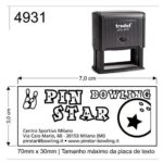 Carimbo Automático Trodat Printy 4931 P4 Preto - 70x30mm - Imagem 2