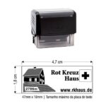 Carimbo Automático Trodat Printy 3912 Preto - 47x18mm - Imagem 2