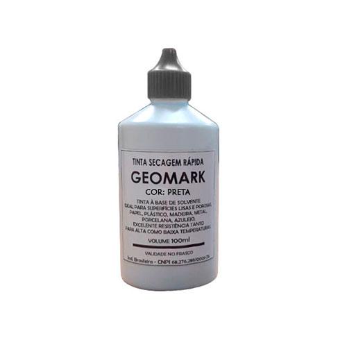 tinta-de-secagem-rapida-geomark-preta.jpg Tinta de Secagem Rápida Geomark Preta - 100ml - Imagem 1